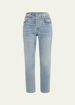 Nori 5-Pocket Straight-Leg Denim Jeans