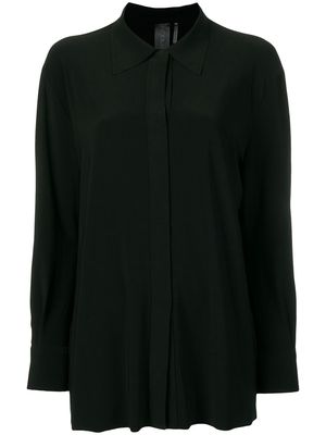 Norma Kamali concealed fastened shirt - Black
