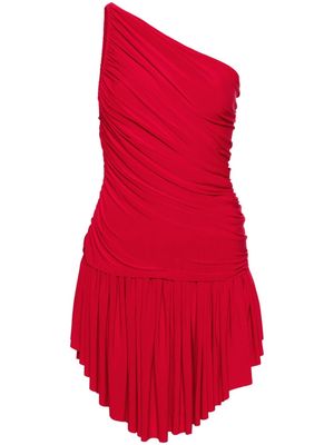 Norma Kamali Diana asymmetric minidress - Red