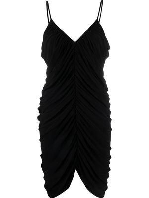 Norma Kamali Diana mini slip dress - Black