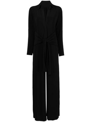 Norma Kamali long sleeved jumpsuit - Black