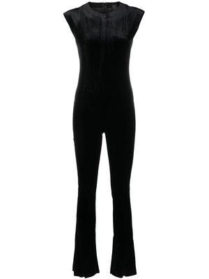 Norma Kamali short-sleeve jumpsuit - Black