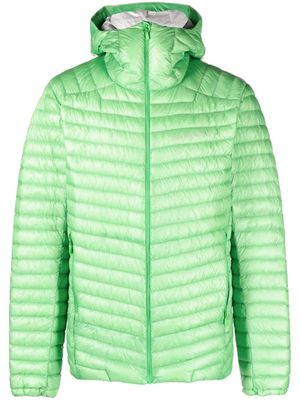 Norrøna Trollveggen quilted hooded jacket - Green