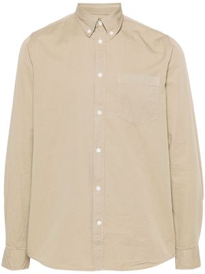 Norse Projects Anton button-up cotton shirt - Green