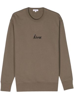 Norse Projects Arne organic cotton sweatshirt - Green