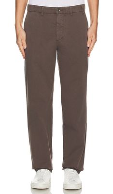 Norse Projects Aros Regular Organic Light Stretch Chino in Brown