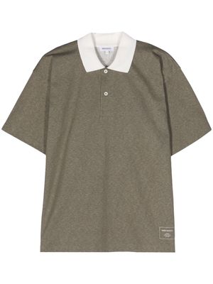 Norse Projects Espen mélange-effect polo shirt - Green