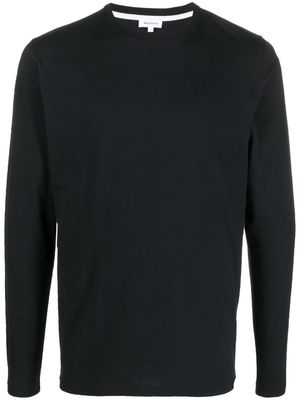 Norse Projects logo-patch long-sleeve T-shirt - Black