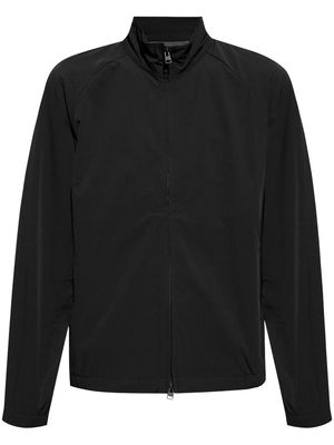 Norse Projects logo-plaque zip-up jacket - Black