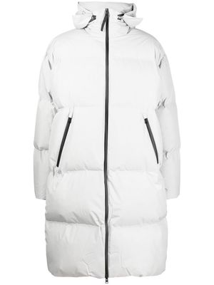 Norse Projects long hooded down parka - Grey