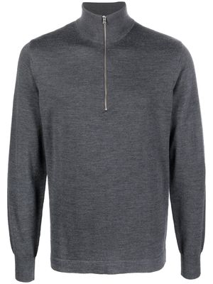 Norse Projects roll-neck half-zip jumper - Grey