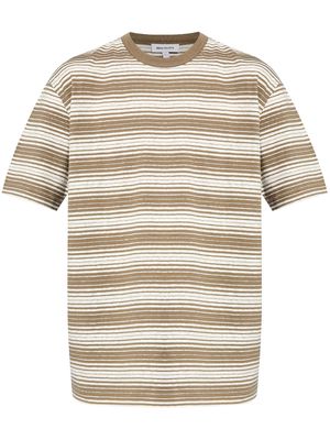 Norse Projects striped cotton T-shirt - Neutrals