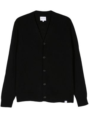 Norse Projects V-neck wool cardigan - Black