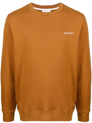 Norse Projects Vagn logo-print T-Shirt - Brown