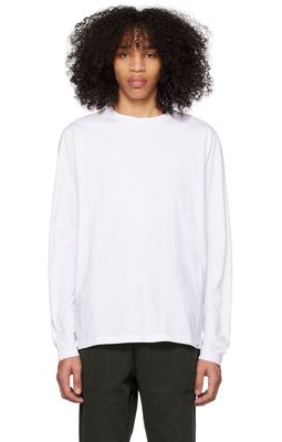Norse Projects White Niels Long Sleeve T-Shirt