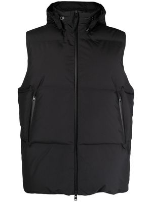 Norse Projects windproof water-repellent hooded gilet - Black