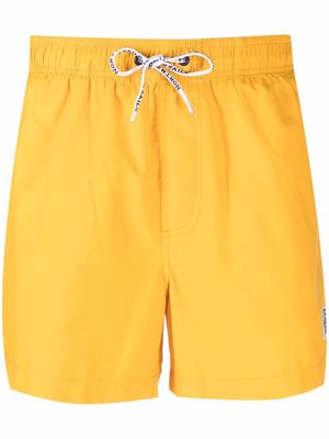 North Sails elasticated-waistband swim shorts - Yellow