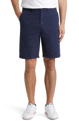 NORTH SAILS Flat Front Stretch Cotton Shorts in Navy