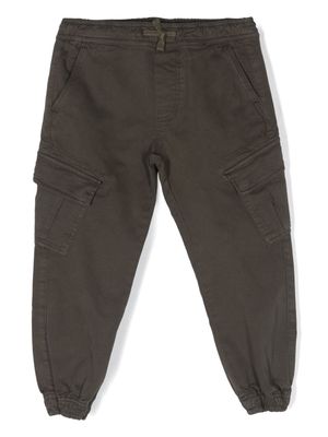 North Sails Kids logo patch cargo trousers - Green