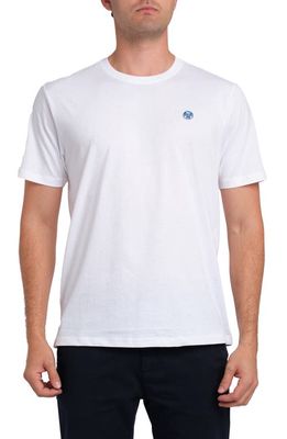 NORTH SAILS Logo Cotton T-Shirt in White