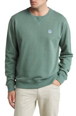 NORTH SAILS Logo Embroidered Sweatshirt in Military