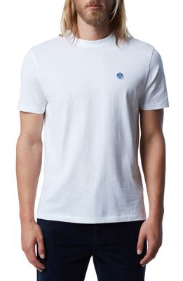 NORTH SAILS Logo Embroidered T-Shirt in White