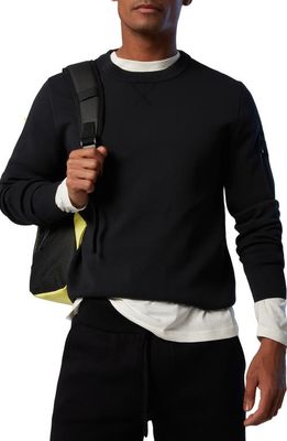 NORTH SAILS Long Sleeve Knit Sweatshirt in Black