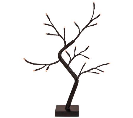 Northlight 15" LED Lit Weeping Halloween Twig T ree