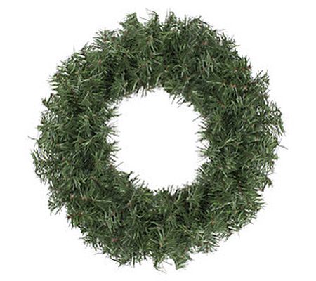 Northlight 18" Canadian Pine Artificial Christm as Wreath Unlit