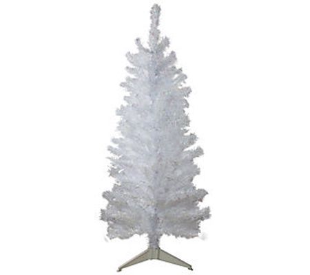 Northlight 4' White Iridescent Pine Christmas T ree - Unlit