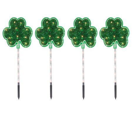 Northlight 4ct Shamrock St Patrick's Day Pathwa y Stakes