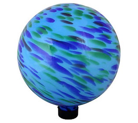 Northlight Blue and Green Swirl Designed Gazing Ball