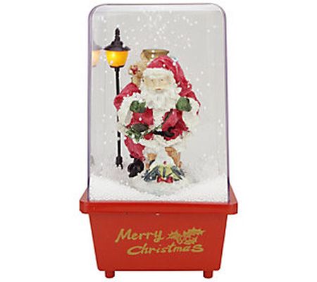 Northlight Musical Santa Claus Christmas Snow G lobe