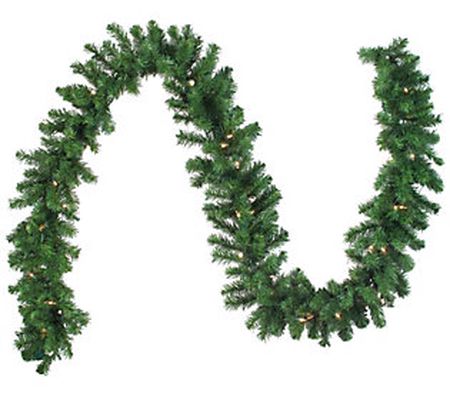 Northlight Prelit Oak Creek Pine Artificial Chr istmas Garland