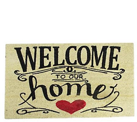 Northlight Welcome to Our Home Door Mat 30" x 1 8"