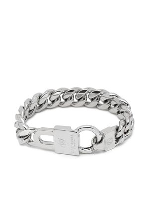 Northskull Ari padlock chain bracelet - Silver