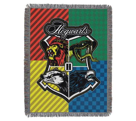 Northwest Harry Potter Choose Your Beast Woven Tapestry Throw