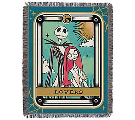 Northwest Nightmare Before Christmas Tarot Couple Throw