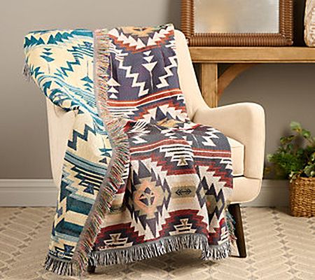 Northwest Yellowstone Townsend Stripe Woven Tapestry Throw