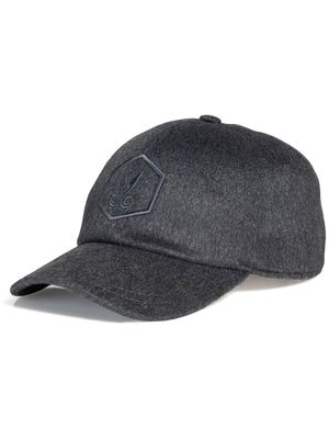 Norwegian Wool logo-embroidered baseball cap - Grey