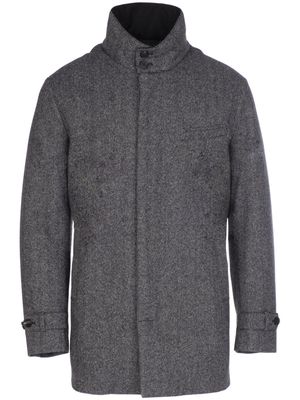 Norwegian Wool virgin wool-cashmere blend coat - Grey