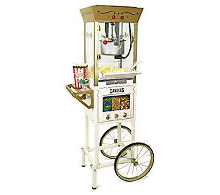 Nostalgia 53" Vintage-Inspired Popcorn Cart