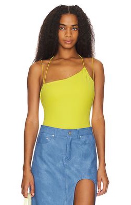 Not Yours To Keep Rosalie Bodysuit in Yellow