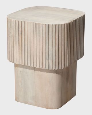 Notch Square End Table