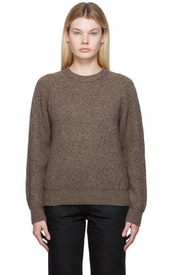 Nothing Written Brown Volume Sweater