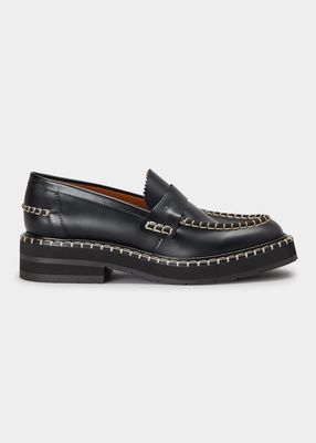 Noua Leather Penny Loafers