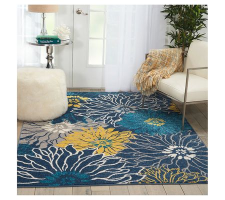 Nourison Passion 17 Blue 5' x 7' Rug