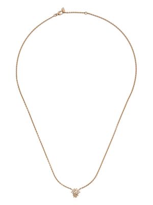 Nouvel Heritage 18kt gold Mystic small Luck diamond pendant necklace