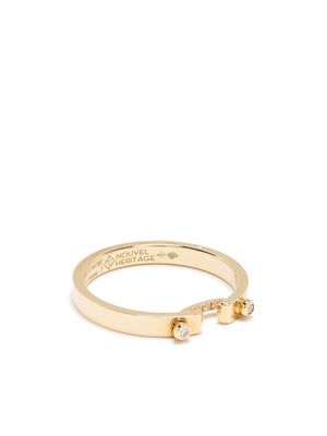 Nouvel Heritage 18kt yellow gold Business Meeting Mood diamond ring