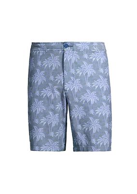 Nova Wave Palm Cotton-Blend Shorts